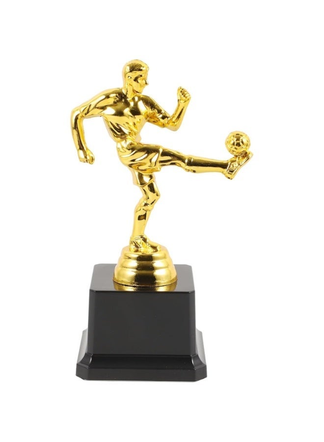 A classic gold football championship trophy with a sturdy base - perfect for school awards, sports competitions, and party favors. - Image 5